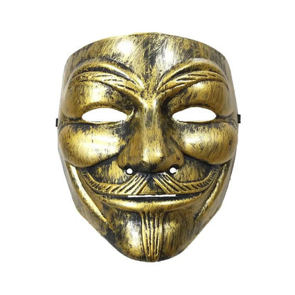 Multi Style V for Vendetta Anonymous Mask Silver V Smile Masks Anime Halloween Cosplay Guy Fawkes Masque Adults Joker Gold Mask