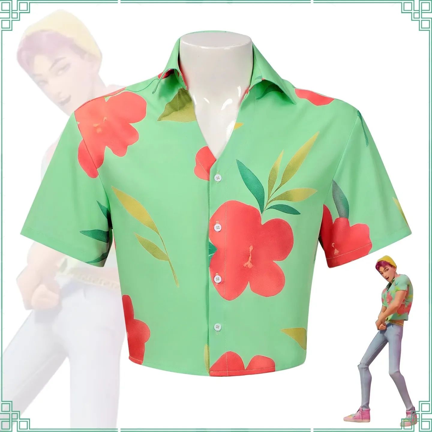 Anime Stage Performance Costumes Cosplay Abby Baby Jinu Mystery Romance Halloween Full Suit