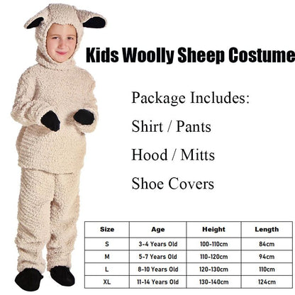 3?14Y 2026 New Arrival Kids Lamb Sheep & Horse Animal Costume, Boys Girls Outfit for Halloween Carnival Dress?Up Party