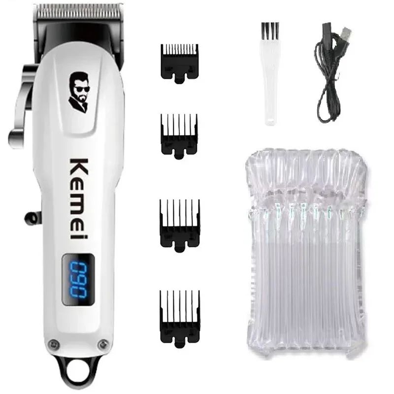 Kemei Mini Powerful Cordless Hair Clipper Electric Professional Barber Hair Trimmer Beard Haircutting Machine rechargeable