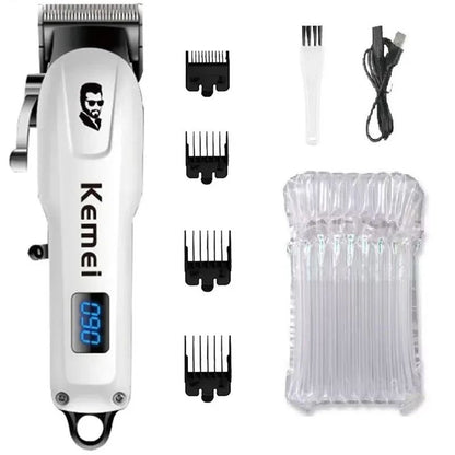 Kemei Mini Powerful Cordless Hair Clipper Electric Professional Barber Hair Trimmer Beard Haircutting Machine rechargeable
