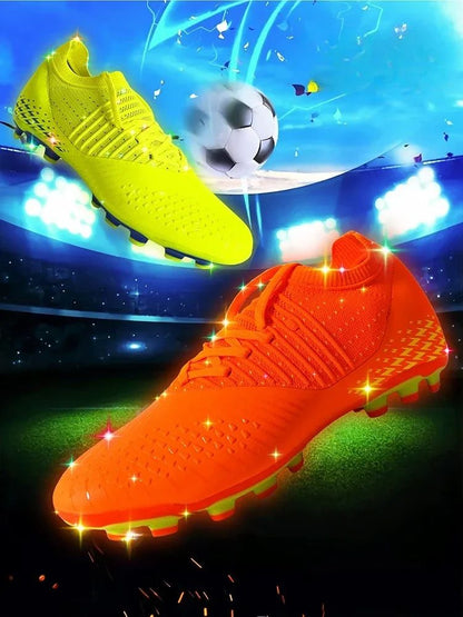 Spiked Comfortable Breathable Competition Soccer Cleats for Training and Matches