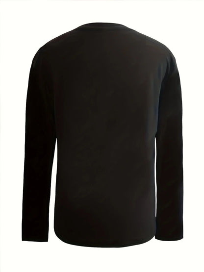 100% pure cotton women's spring and autumn loose comfortable casual heart-shaped graphic printed long sleeved round neck T-shirt