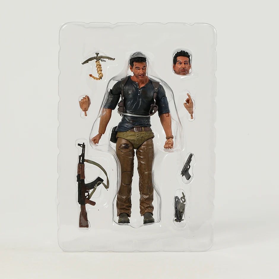 NECA Nathan Drake Uncharted 4 7" Action Figure Ultimate Movie Collection Toy