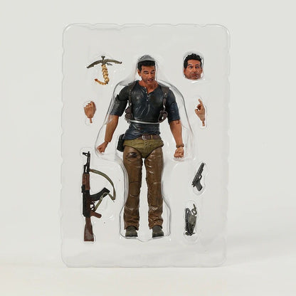 NECA Nathan Drake Uncharted 4 7" Action Figure Ultimate Movie Collection Toy