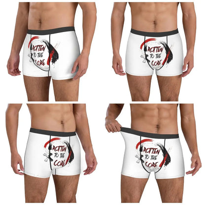 Boxer Underpants Shorts Descendants Vk Grunge Aesthetic - Carlos De Vil Panties Men's Breathable Underwear for Homme Man Gift