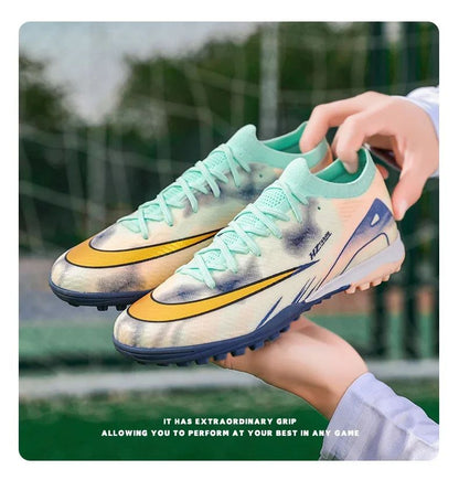 New Men Society Soccer Shoes Cleats Studded Indoor Football Field Boots Professional Training Football Shoes High Quality Match