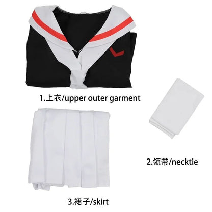 2026 Anime Cardcaptor Sakura Card Captor Kinomoto Sakura Li Syaoran Cosplay Costume School Uniform Man Woman Campus Sailor Suit