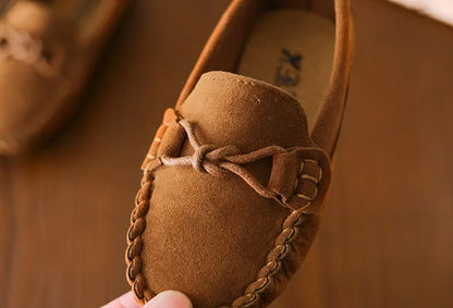 Children Loafers Shoes Boys Flat Sneakers Baby Kids Casual Shoes Toddler Girls Breathable Slip-on Shoes Soft Bottom Solid Color