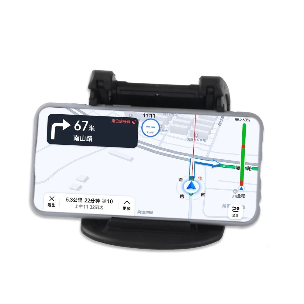 ??Car Mounted Panel Phone Holder - 360° Rotation Horizontal/Vertical Wheel GPS Support??