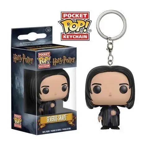 Funko Pocket Chaveiro Brinquedo Hermione Granger Dobby Dumbledore Malfoy Ginny Ron Hedwig Snape Voldemort Luna Pop de Bolso Chaveiro Brinquedo