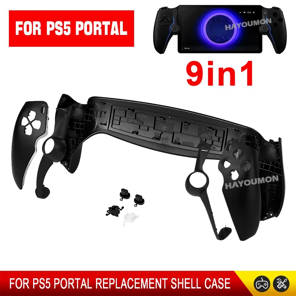 9 IN 1 Controller Housing Shell Case For PS Portal Front Back Plate Faceplate Cover Protective Replacement Shell for PS5 Portal