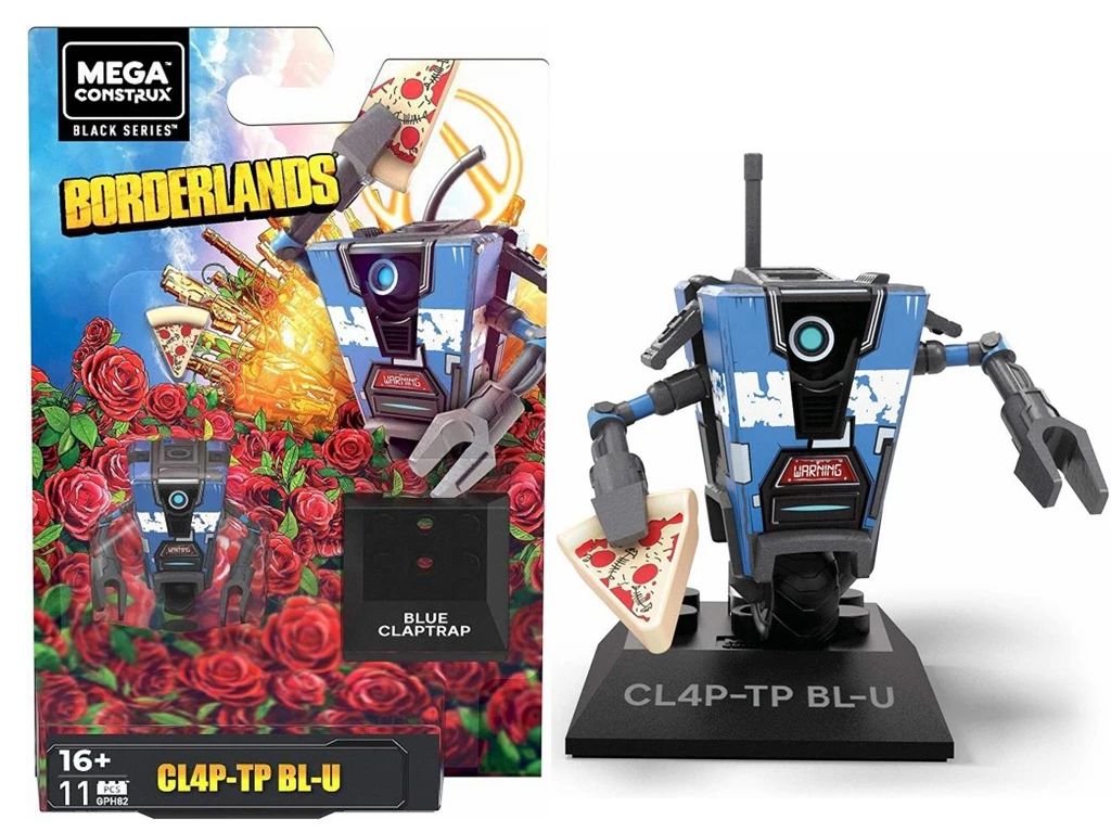 5 Modelos Mega Bloks Construx Borderlands Psycho Predator Sam Fisher Michelangelo Bulk Anime Figura de Ação Brinquedo Montado