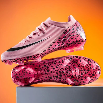 New Men Women Professional Football Boots Cleats Grass Training Match Sport Soccer Shoes FG/TF Ultra-light Non-slip Unisex