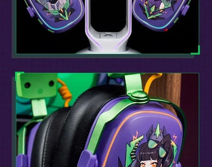 VALKYRIE VK S1 Fones de Ouvido Gamer Sem Fio 3 Modos Bluetooth HiFi Driver Dinâmico de 50mm Grande Baixa Latência Chip Esports Fones de Ouvido Personalizados