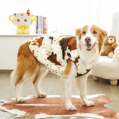 Roupa de Cachorro Quente Outono Inverno para Cães Pequenos Gatos Ao Ar Livre Macio Casaco de Lã Confortável Colete Traje para Cães de Médio Grande Porte