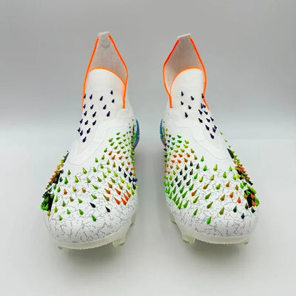 New Men Football Field Boots Professional Original Soccer Shoes Resistant Unisex Comfortable Ankle Cleats Football Shoes Outdoor