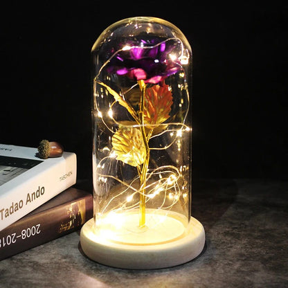 2026 Drop shipping Galaxy Rose Artificial Flowers Beauty and the Beast Rose Wedding Decor Creative Valentine's Day Mother's Gift
