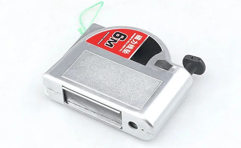 Prumos Magnéticos de 320g, Carretel de Linha Retrátil de 6 Metros com Base Magnética para Engenharia, Construção, Ferramenta de Prumada