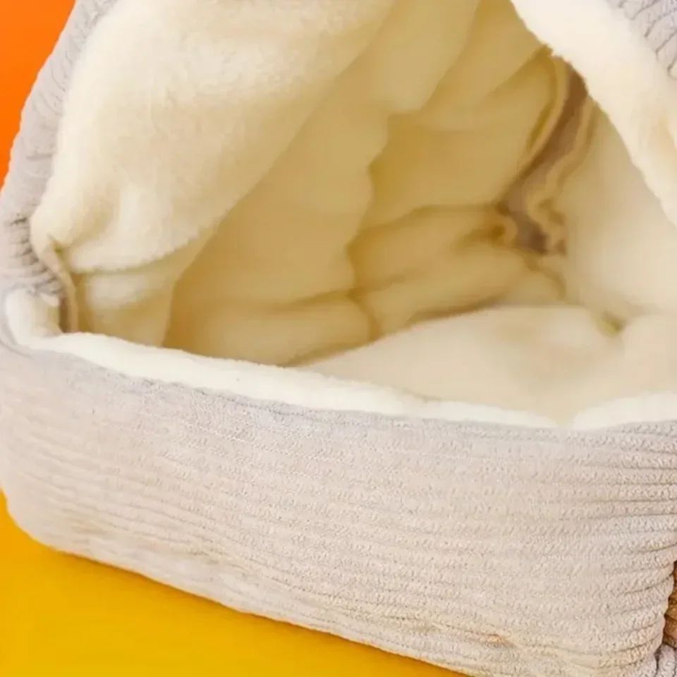 Parrot Cotton Nest Bird Cage Mini Hammock Cage Plush and Thickened Winter Bird Cotton Nest Hut Tent Bed Hanging Cave Pet Items