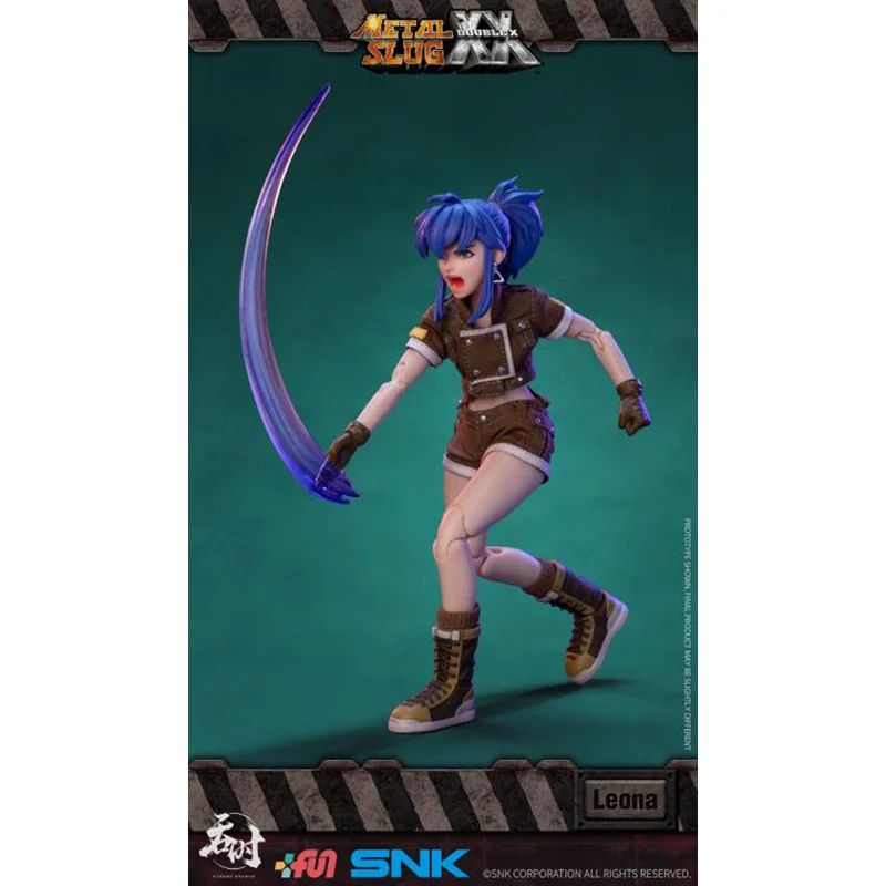 Original TUNSHI STUDIO BRAND METAL SLUG Metal Slug XX Leona Heidern 1/12 em Estoque Figuras Colecionáveis de Anime Modelo de Brinquedo AIme