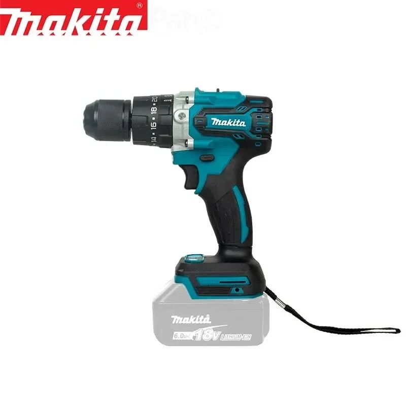 Furadeira manual elétrica recarregável a lítio MAKITA 18V 13mm DDF487RTJX sem carregador e bateria
