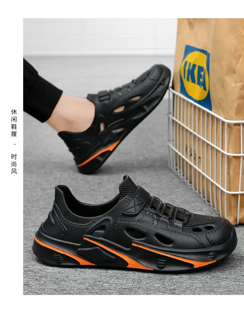 Summer Men's Outdoor Sandals Slippers Beach Comfortable Thick Soft Clogs Men Women Beach Sandals Male Casual Water Garden Shoes