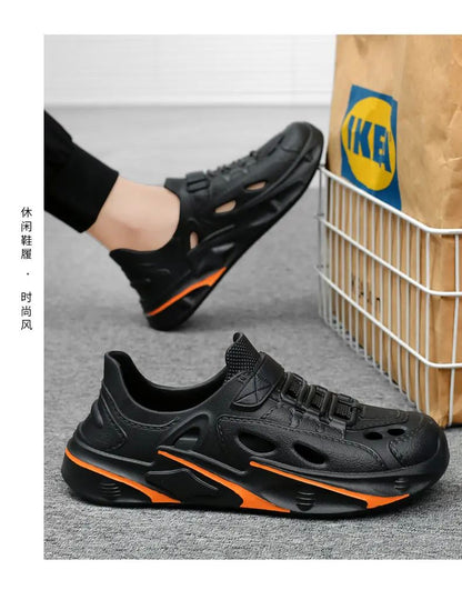 Summer Men's Outdoor Sandals Slippers Beach Comfortable Thick Soft Clogs Men Women Beach Sandals Male Casual Water Garden Shoes