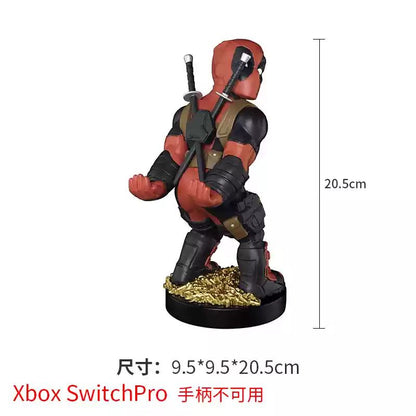 New Avengers Anime Homem-Aranha Venom Ps5 Xbox Suporte de Exposição Base Deadpool Action Figure Brinquedos Celular Ps4 Suporte Modelo Boneca