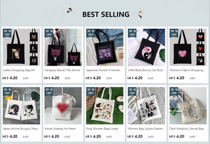 Customized Canvas Bags Shopper Shoulder Bag Big Women Designer Handbags Shopping Tote Casual Woman Grocery Customizable Fabric