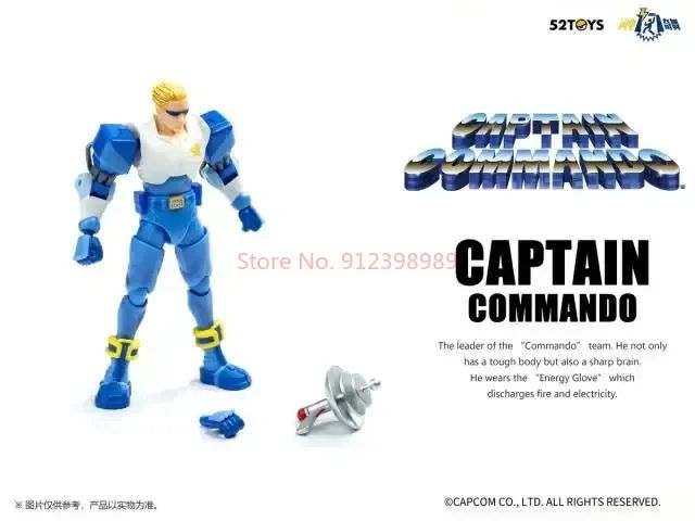 52TOYS Action Figure CAPCOM Final Fight 1PCS Colecionável Decoração de Mesa Presente Criativo para Aniversário 3.75inch/10cm