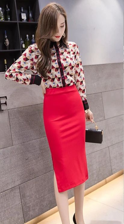 New Style Summer Fashion Elastic Waist Half-length Skirt 2025 Plus Size Women's Clothing Side-Slit Bodycon Skirts