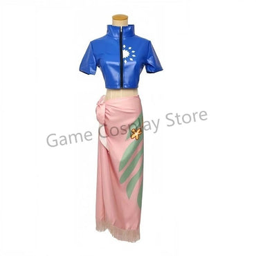 Nico Robin Cosplay Costume Dress Outfits Anime Costume Glasses Wig Suit Costumes For Girl Halloween Carnival Party Comic Con