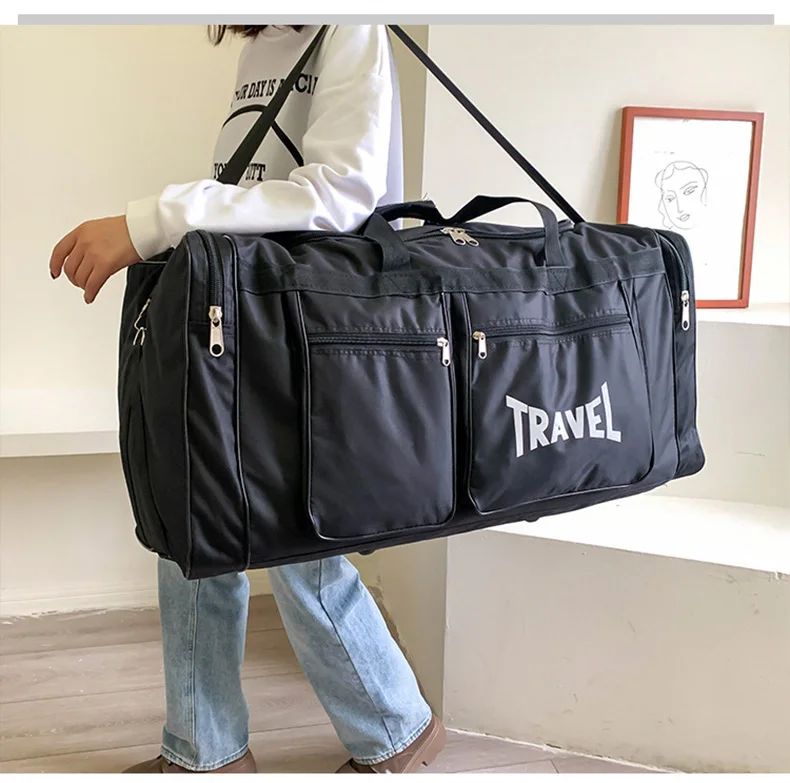 Travel Bag Foldable Large Capacity Waterproof Business Sports Handbags Wear-Resistant Portable Multifunction Duffel Bags mochila