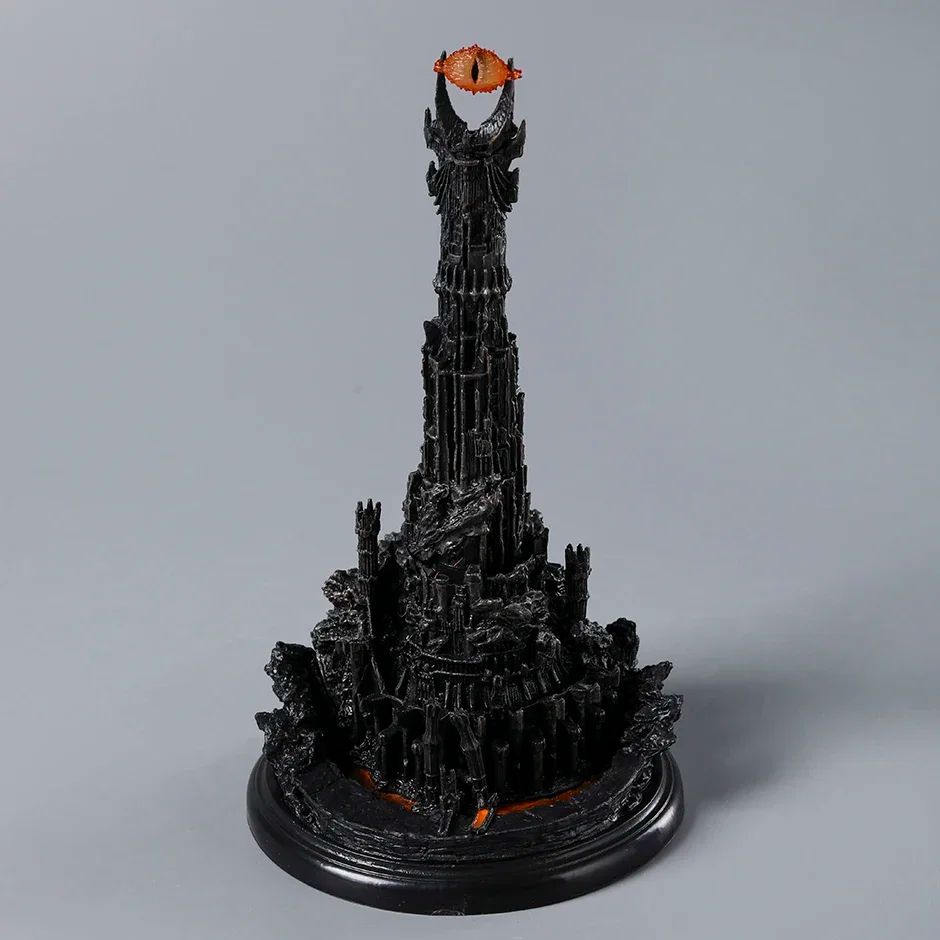 Barad-dûr Torre Olho de Sauron PVC Figura Modelo Boneco Brinquedo Colecionáveis Figuras