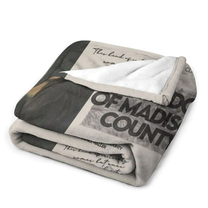 Manta Decorativa Pontes de Madison County para Sofás, Edredom de Bebê, Mantas de Pelo