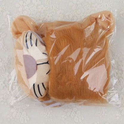 Animal Lion Ears and Tail Headband Skirt Set For Party Dress Up Accessories Cosplay Costume For Adult Kids