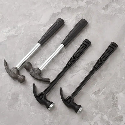 Martelo de Garra Multifuncional com Cabo de Aço Martelo de Segurança para Pregos Sem Marcação Quebra-Vidros Ferramentas Domésticas
