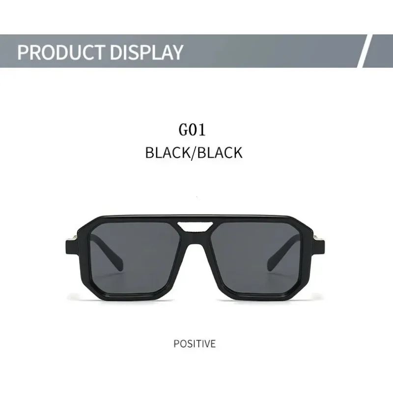 Óculos de Sol Vintage 2025 Proteção Solar Masculinos Quadrados Estilo Retrô Femininos da Moda Gafas De Sol