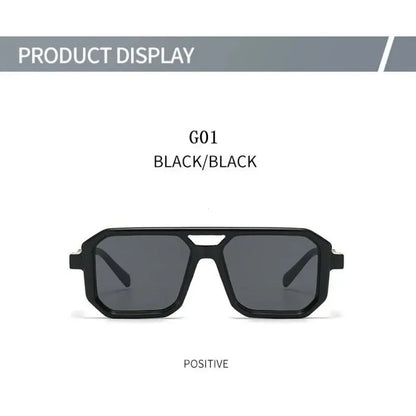 Óculos de Sol Vintage 2025 Proteção Solar Masculinos Quadrados Estilo Retrô Femininos da Moda Gafas De Sol