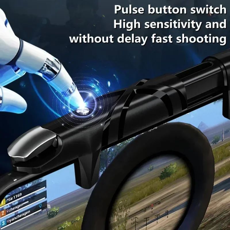 G5 Mobile Game Controller for PUBG Gaming Trigger Shooter Aim Fire ABS Key Button Gamepad Joystick for IPhone Android Smartphone