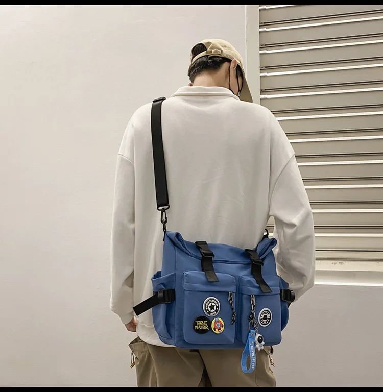 Japanese Harajuku School Bags for Teenage Girls Casual Fashion Crossbody Bag New Trendy Shoulder Bag Student Backpack Hand Bags