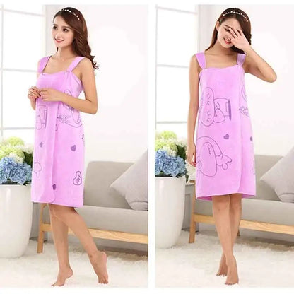 Wonderlife Women Quick Dry Magic Bathing Towel Spa Bathrobes Wash Clothing Sexy Wearable Microfiber Beach Towels Bathrooms Towel