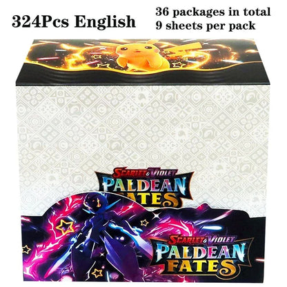 324 pçs/caixa Pokémon TCG: Sol e Lua, Escuridão Incendiada, 36 Pacotes, Caixa de Booster, Jogo de Cartas Pokémon, Brinquedos Colecionáveis, Jogo de Tabuleiro Prismático