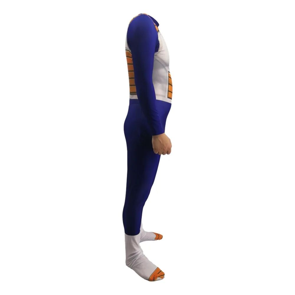Men's Vegeta TRUNKS Kids Adult Cosplay Costume Super Saiyan Boys Youth GOKU Torankusu Halloween Jumpsuit Bodysuit Party Dress Up