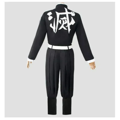 2026 New Cosplay Costume Anime Slayer Yaiba Top Jacket Pants Black Team Unisex Uniform Set Halloween Christmas Clothes