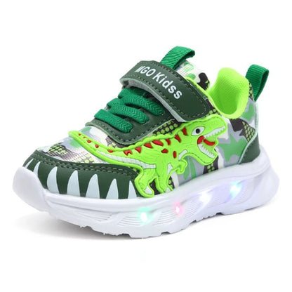2025 New  Boys Led Lighted Shoes Fashion Children's Casual Sneakers Kids Luminous Shoes Sport Shoes Lighted Shoes