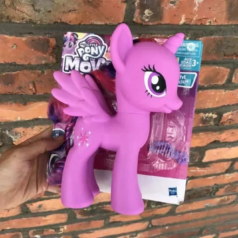Genuine Hasbro My Little Pony Kawaii Twilight Sparkle Presente de Aniversário Decoração de Mesa Brinquedos Modernos de Desenhos Animados de Anime para Coleção de Meninas