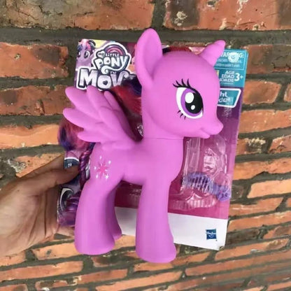 Genuine Hasbro My Little Pony Kawaii Twilight Sparkle Presente de Aniversário Decoração de Mesa Brinquedos Modernos de Desenhos Animados de Anime para Coleção de Meninas