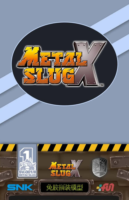 Em Estoque Metal Slug X Series Pequeno Modelo Montável Tanque Avião Caminhão Boneco Prisioneiro Modelo Brinquedos Presentes